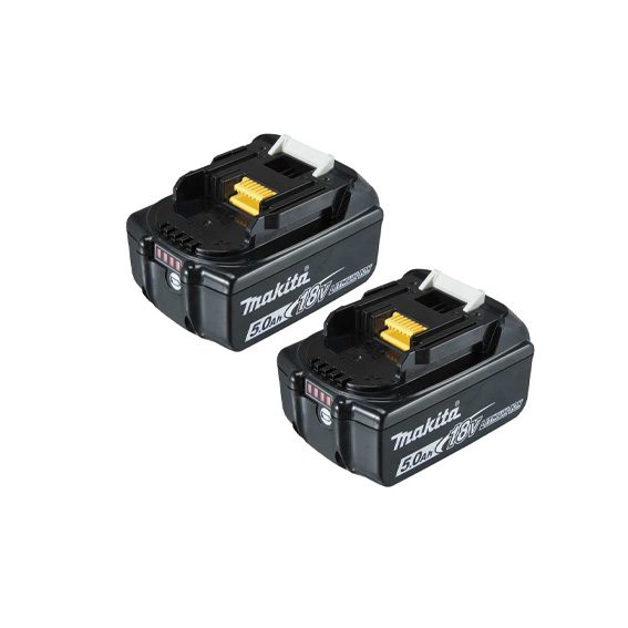 Makita 5.0Ah Lithium-Ion Battery 18V LXT BL1850 -2 pack Carousel 1