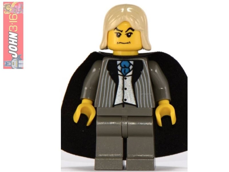 GENUINE 2002 LEGO HARRY POTTER MINIFIGURE - LUCIUS MALFOY Carousel 1