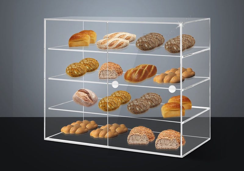 Acrylic Cake Display Cabinet Carousel 1