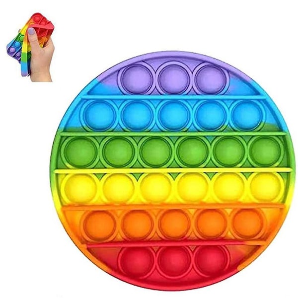 Pop It Fidget Sensory Toy Fidget Toys Set Bubble Popper Round Carousel 1