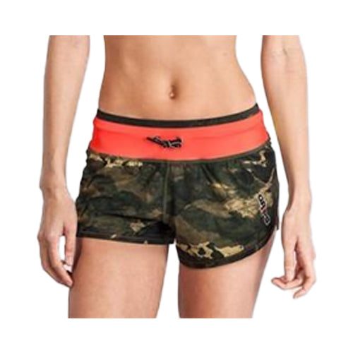 Grips Womens Funtional Training Shorts Green Camo Carousel 1