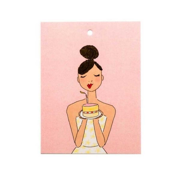 Miss Peahen Big Wishes Gift Tag Carousel 1