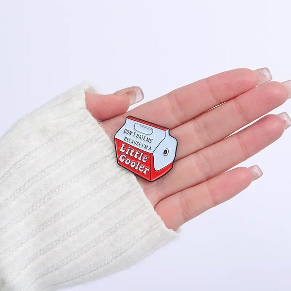 Creative Cartoon Milk Box DIY Metal Pin Badge Carousel 4