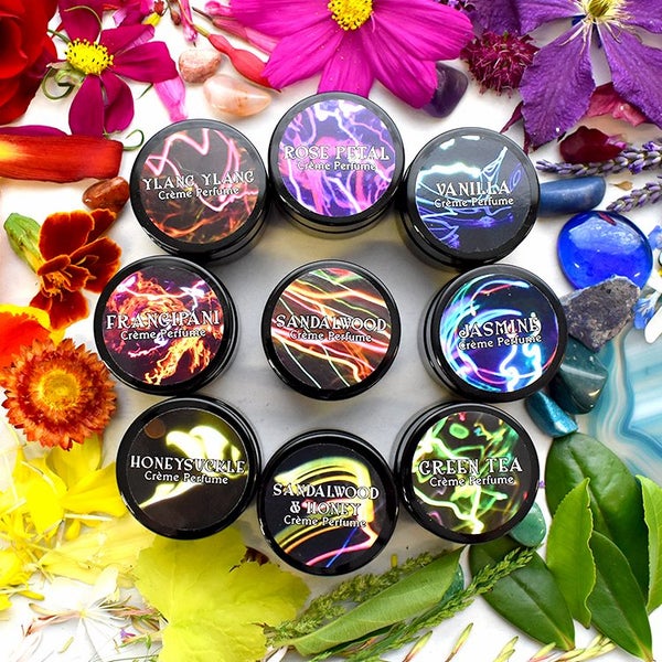 White Musk Creme Perfume 1x 15mL Glass Jar Carousel 3