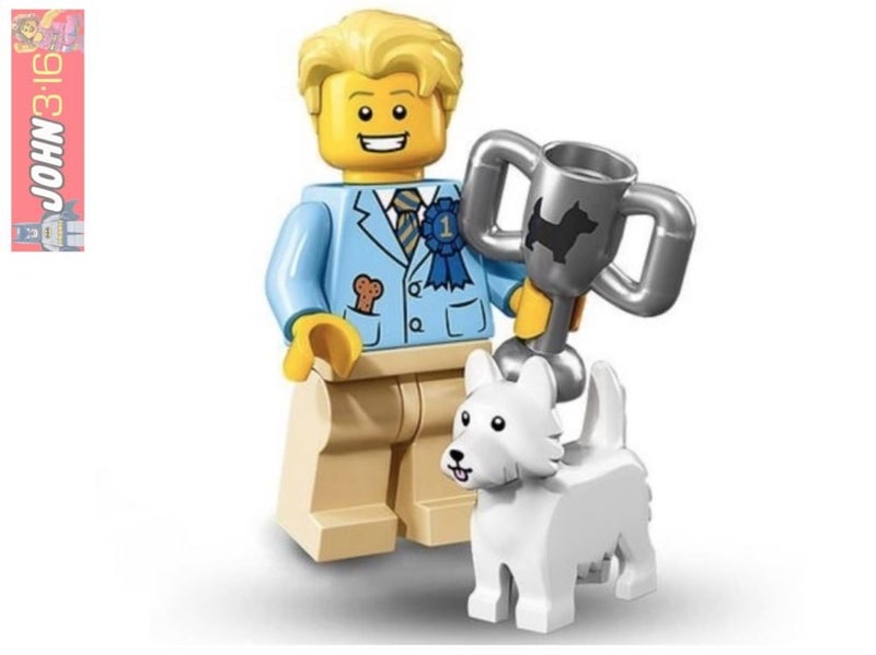 AWESOME LEGO COLLECTIBLE MINIFIGURE SERIES 16 - DOG SHOW WINNER {NEW & SEALED} Carousel 2