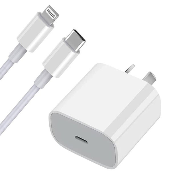 iPhone 13 20W Fast Wall Charger with Lightning cable - NZ Local Stock Carousel 1