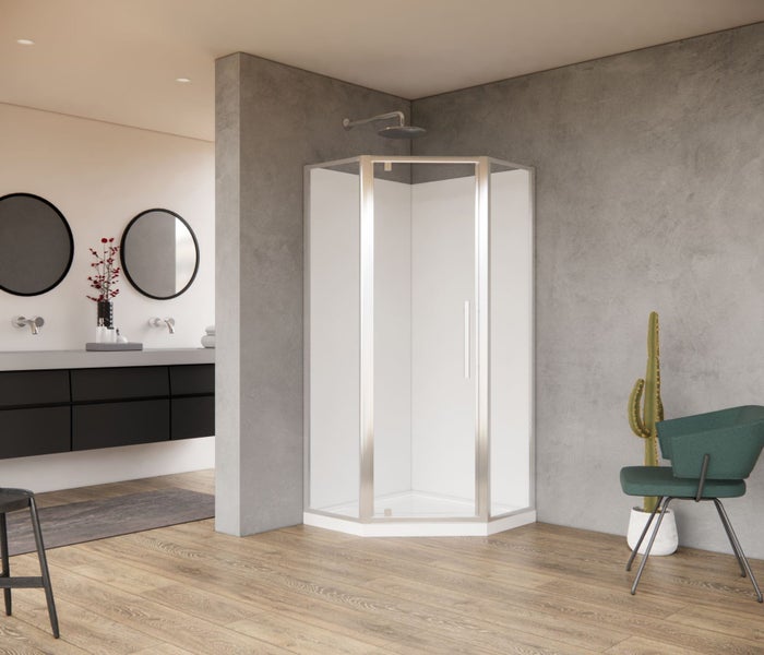 2 Meter HEIGHT 1000mm Angle Shower Enclosure Carousel 1