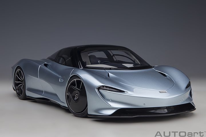 AUTOart 1/18 McLaren Speedtail Blue Carousel 1
