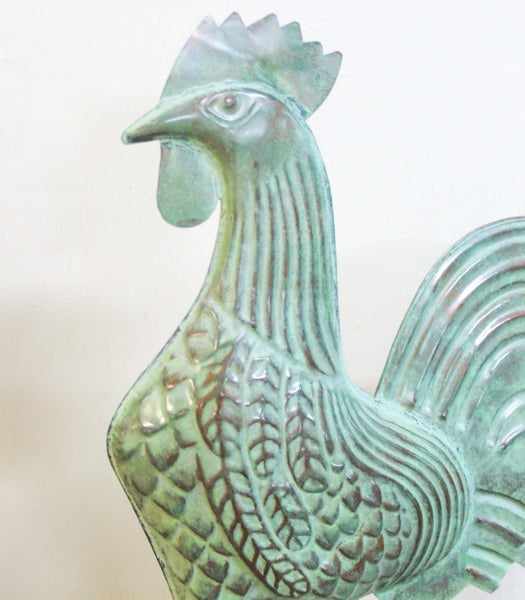 Weathervane-Rooster Blue Verde " HALF PRICE " Carousel 2