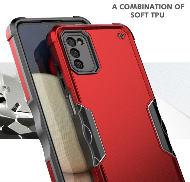 Oppo A57 Case shockproof Impact proof dual layer red Carousel 2