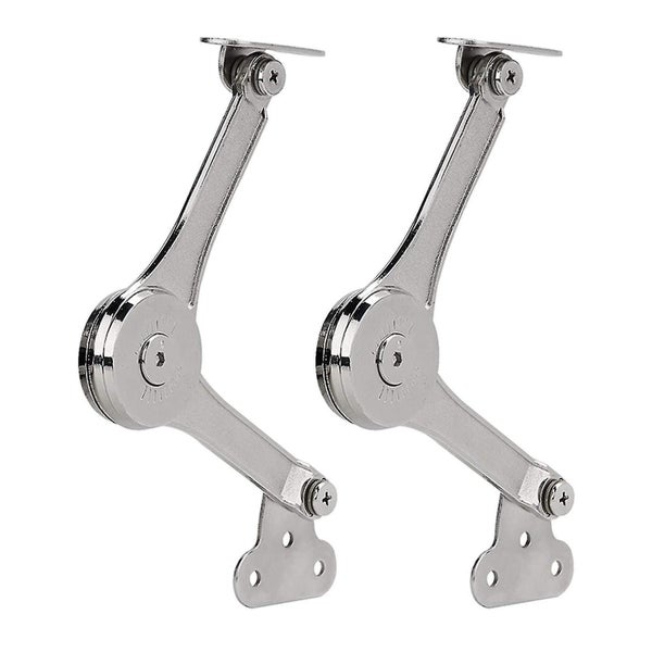 2pcs Heavy Duty Lid Support Hinges Soft Close Folding Lid Stay Hinge Keep Lid Hi Carousel 1