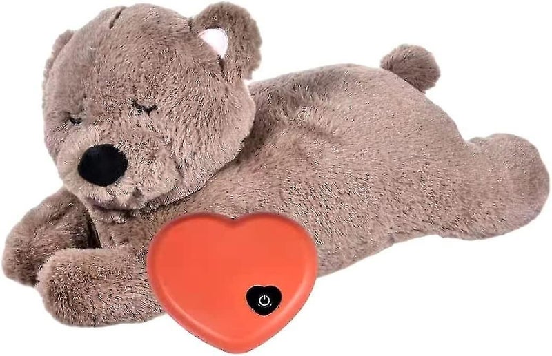 Dog Heartbeat Toy For Anxiety Relief Dog Soft Plush Pet Carousel 1