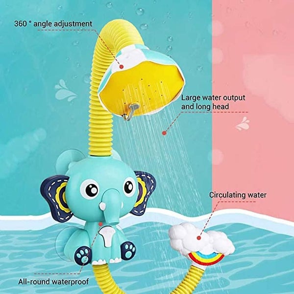 Baby Bath Toys Electric Shower - Bath Shower Head For Kids Sucker Electric Showe Carousel 2