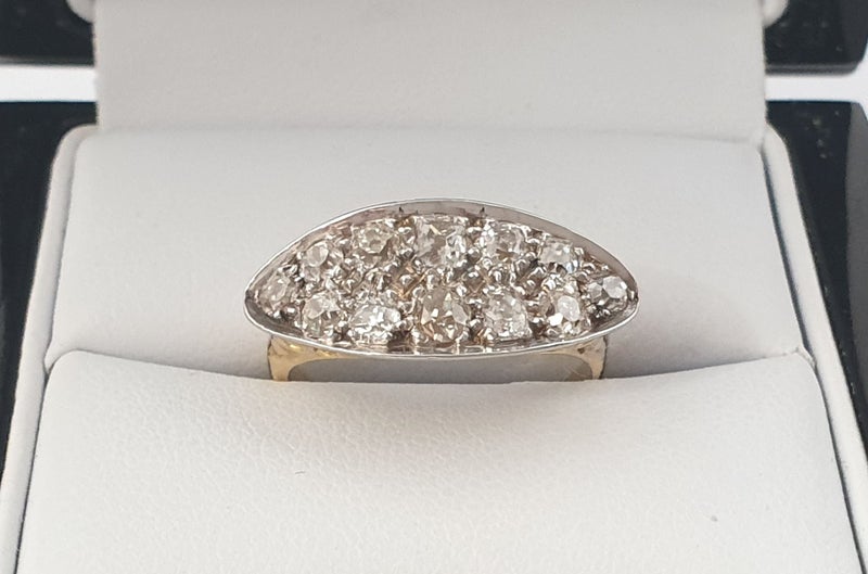 Stunning Antique 18ct Gold 1.5 Carat Old Cut Diamond Ring Carousel 1