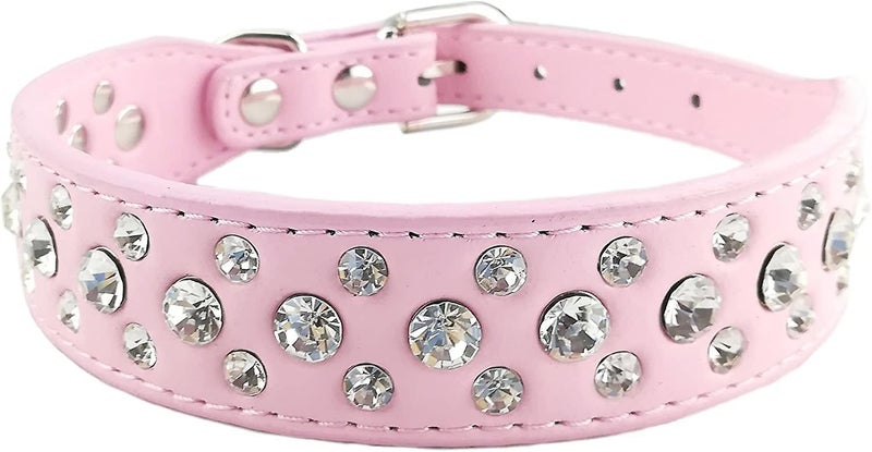 Puppy Collar Cute Dog Collar With Diamante For Girls Carousel 1