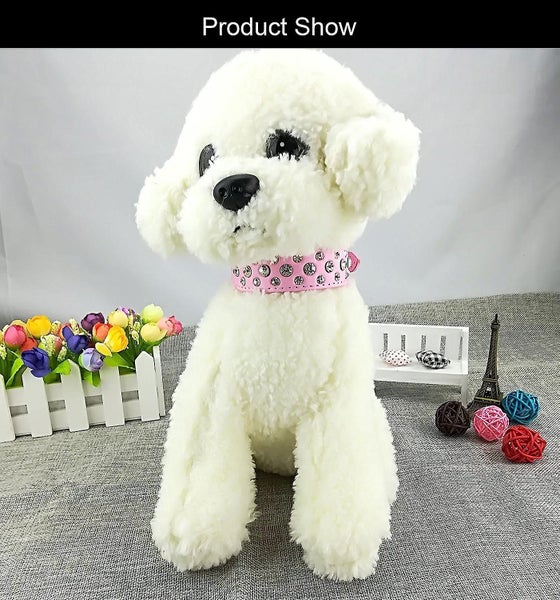 Puppy Collar Cute Dog Collar With Diamante For Girls Carousel 2