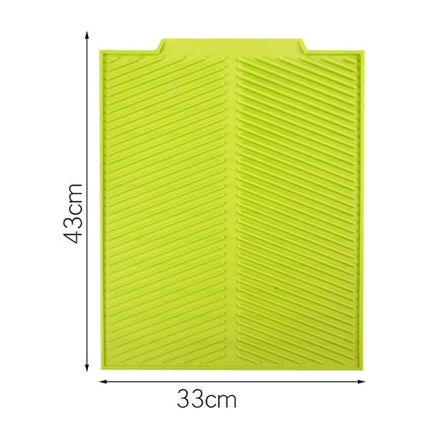 Dish Drying Mat, Silicone Dish Drying Mat For Kitchen Counter, Dishwasher Safe, Carousel 2