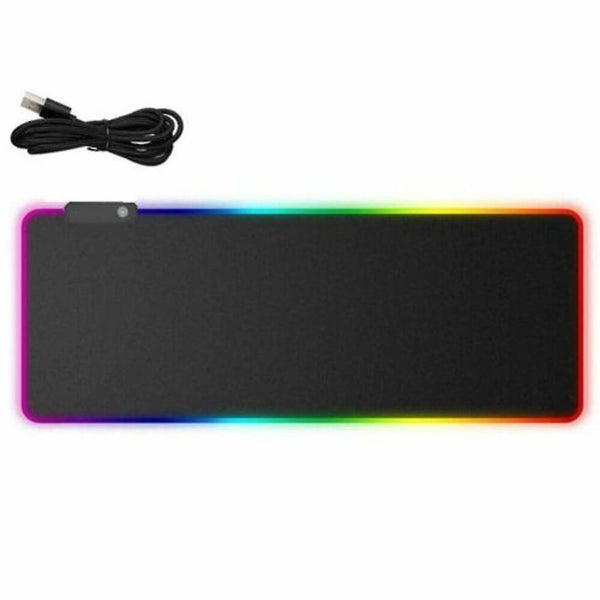Large Rgb Gaming Mouse Pad - 7 Led Colors, 14 Lighting Modes, Non-slip Rubber Ba Carousel 1