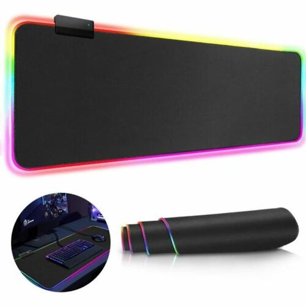 Large Rgb Gaming Mouse Pad - 7 Led Colors, 14 Lighting Modes, Non-slip Rubber Ba Carousel 2