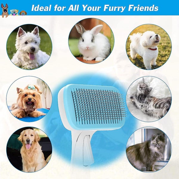 Dog Brush, Cat Brush, Short To Long Hair Suitable Gentle Cat Brush Plucking Brus Carousel 5