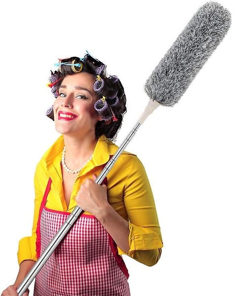 Microfiber Dusters For Cleaning - Extra Length Extension Duster With Bendable He Carousel 2