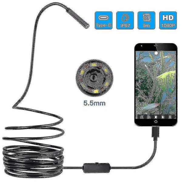 Wireless Endoscope - 1080p HD Wifi Borescope Inspection Camera Carousel 1