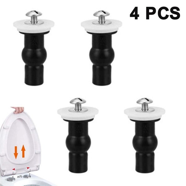 4 Pack Toilet Seat Hinges Screws Toilet Seat Fixings Fix Expanding Rubber Top Nu Carousel 1