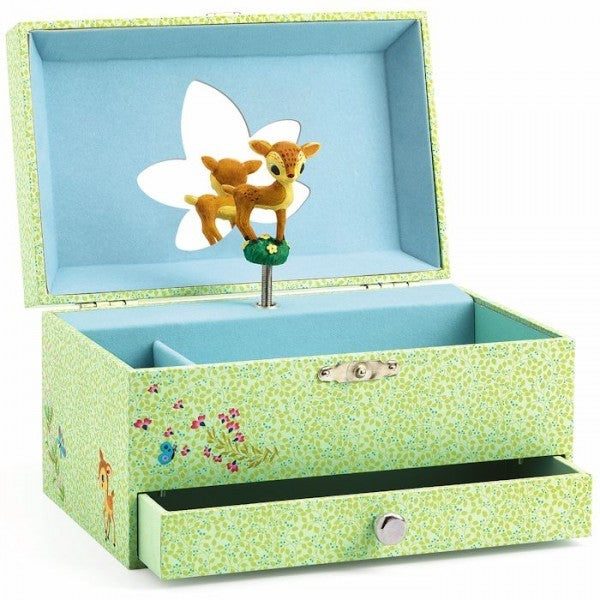 Musical Jewellery box Fawn - Large Carousel 1