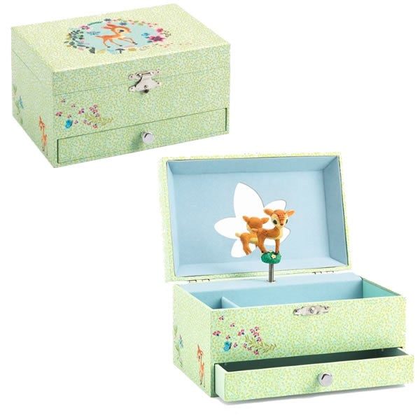 Musical Jewellery box Fawn - Large Carousel 2