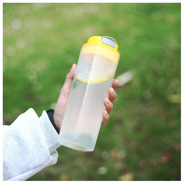Portable Graduated Water Bottle With Handle Leakproof For Daily Fitness Gym Use Carousel 1