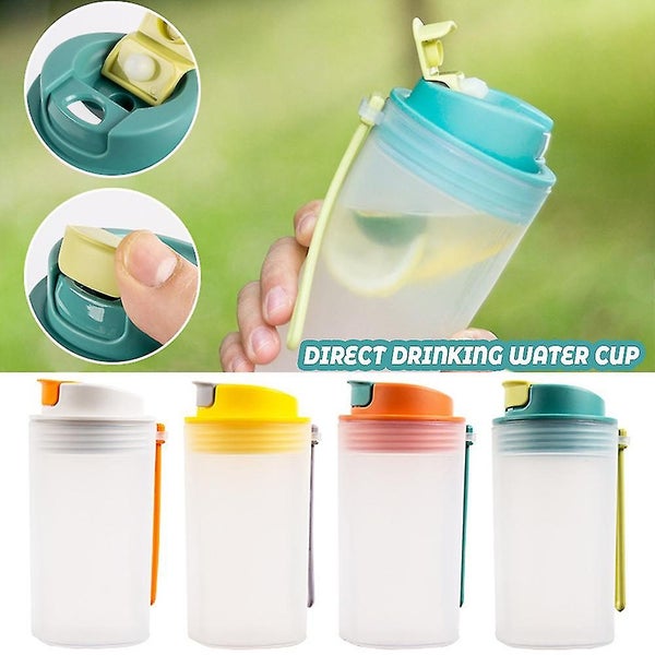 Portable Graduated Water Bottle With Handle Leakproof For Daily Fitness Gym Use Carousel 2