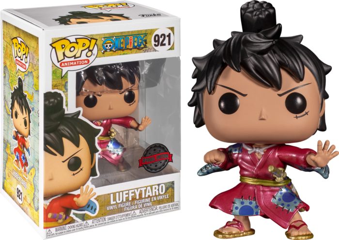 One Piece - Monkey D. Luffy in Kimono Metallic Pop! Vinyl Figure Carousel 1