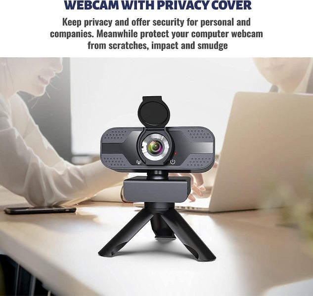 1080p Full Hd Webcam , Usb Web Camera With Tripod, Pc Webcam For Desktop And Lap Carousel 2