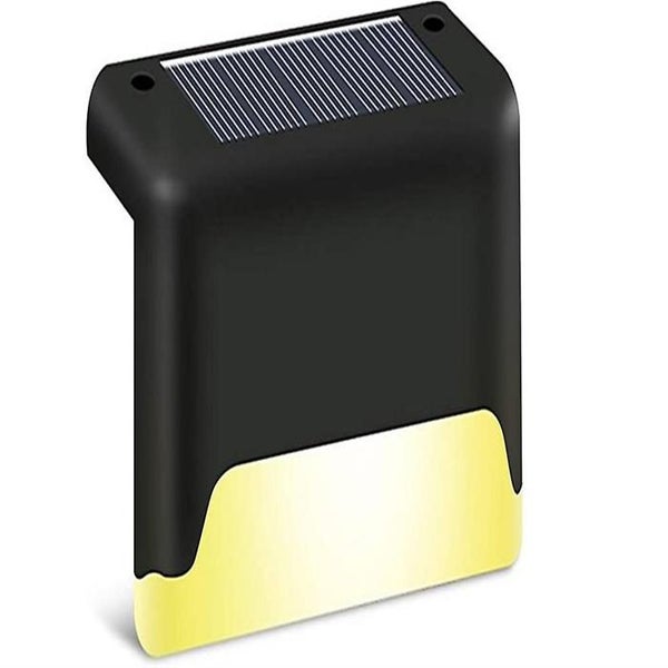 Solar Deck Lights 4 Pack Outdoor Solar Step Lights Warm White For Steps,fence,de Carousel 1