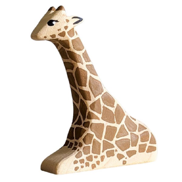 NOM Handcrafted Giraffe Sitting Carousel 1