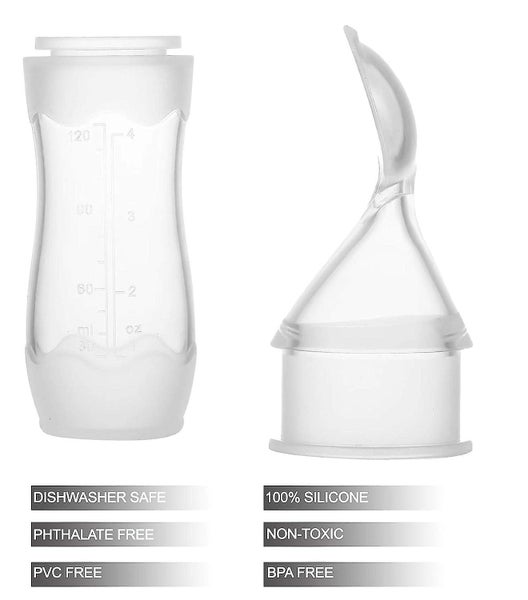 Silicone Baby Food Dispensing Spoon - Easy Feeding For Infants And Toddlers Carousel 5