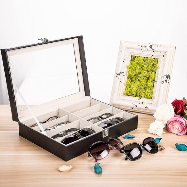 Glasses Case Glasses Storage Glasses Presentation Pu Leather Glasses Box Sunglas Carousel 4