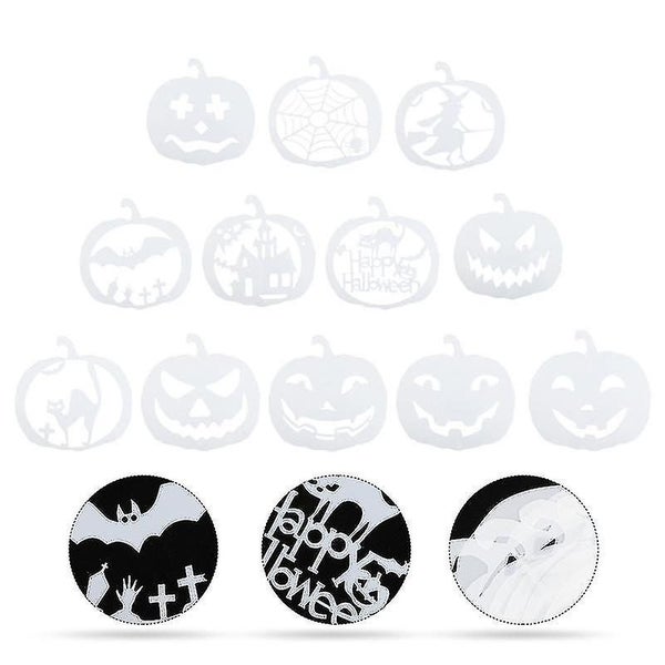 12pcs Halloween Stencils for Artistic Halloween Designs - Add Unique Patterns to Carousel 3
