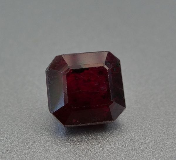 2.35CT EXCELLENT EMERALD CUT BIG 100% NATURAL BLOOD RED RUBY Carousel 1