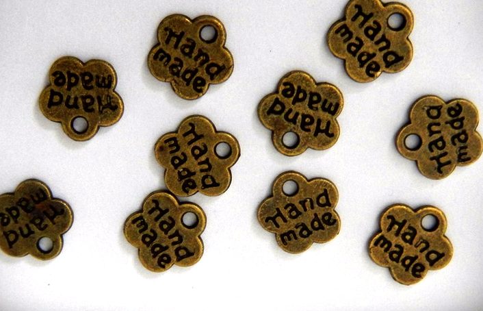 10 BRONZE 'HAND MADE' CHARMS Carousel 1