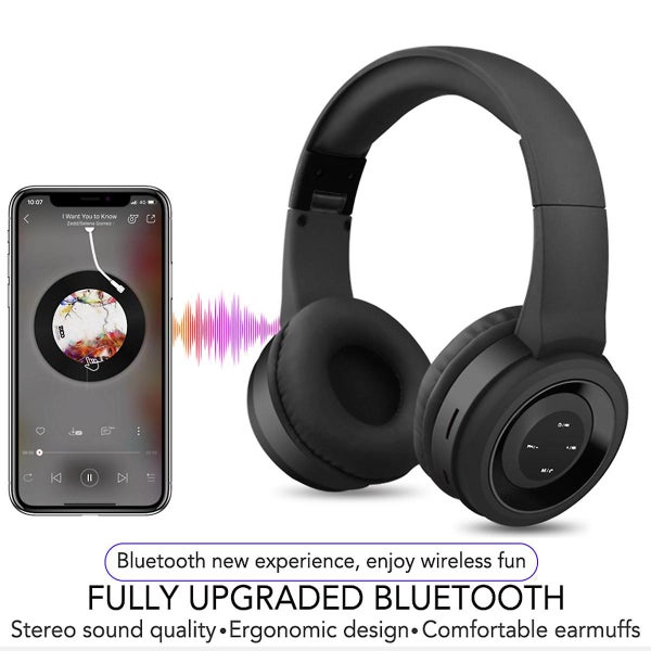 Bluetooth Headset Wireless Headset Noise Reduction Folding Adjustable Headset Su Carousel 1