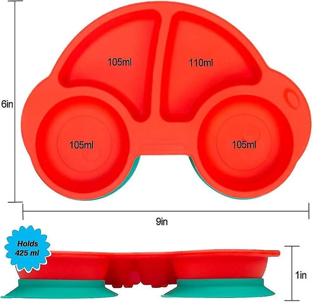 Silicone Plates for Babies and Children - 100% BPA Free, FDA Approved, Strong Su Carousel 2