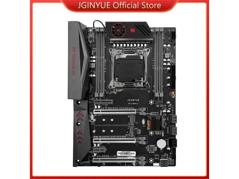 JGINYUE ATX X99 Mainboard Intel LGA 2011-3 E5 V3 V4 DDR3 1333 1600MHz RAM M.2 Carousel 1