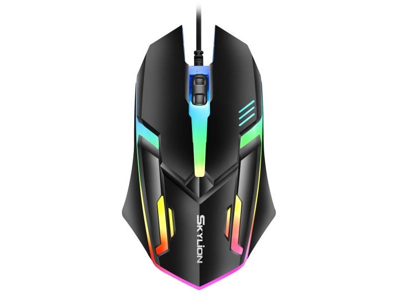 SKYLION F1 Wired 3 Keys Mouse Colorful Lighting Gaming And Office For Microsoft Carousel 1