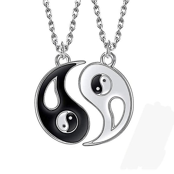 Yinyang Bff Couples Pendant Necklace Best Friend Necklaces Carousel 1