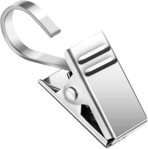 15 Pack Curtain Clips, Stainless Steel Strong Party Wire Light Holder For Hangin Carousel 1