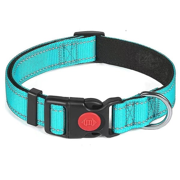 Reflective Dog Collar With Safety Locking Buckle, Adjustable Nylon Pet Collars F Carousel 1