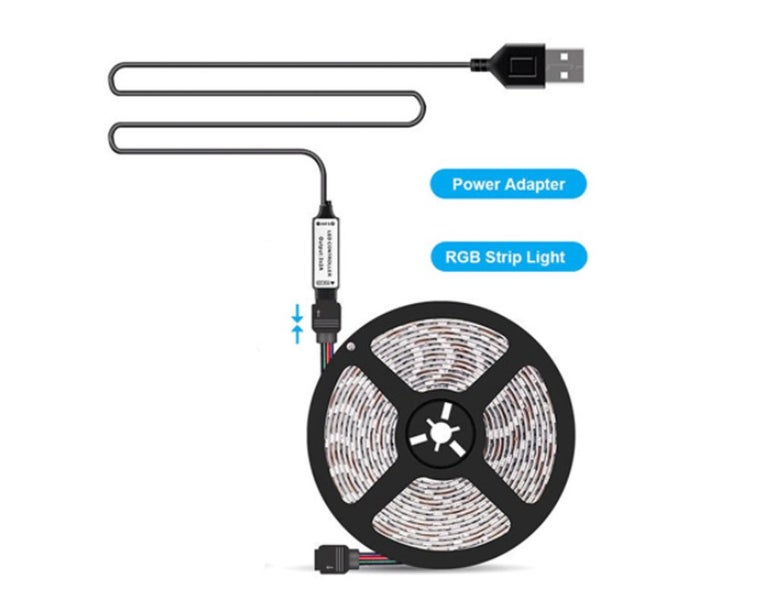 USB Strip Light LED - 5m Lighting Kit Carousel 9