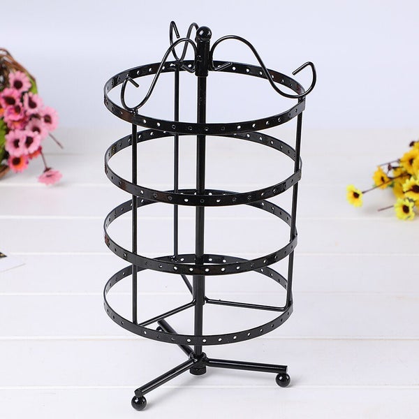 Rotating Earring Necklace 2 in 1 holder--Black Carousel 2