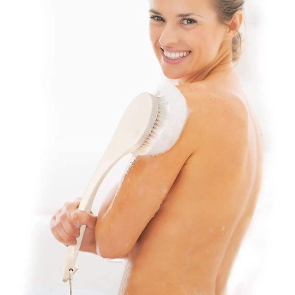 Bath Brush, Soft Long Handle Shower Scrubber&washer For Exfoliating Self-cleanin Carousel 3